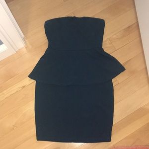 Emerald Green Strapless Dress